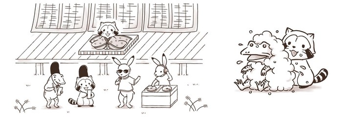 福岡 あらいぐまラスカルと鳥獣戯画がコラボ ラスカルin鳥獣戯画 の新商品を福岡パルコで先行発売 2月23日から クリップ九州