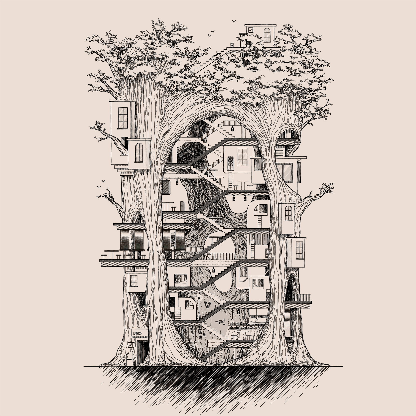 シェア型ホテル「HOTEL URO」