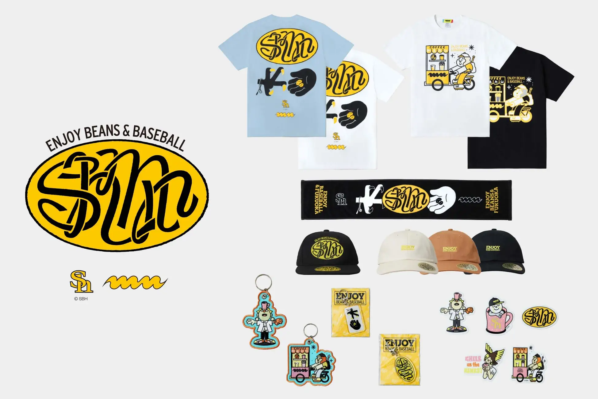 ソフトバンクホークス×manucoffee「ENJOY BEANS & BASEBALL」