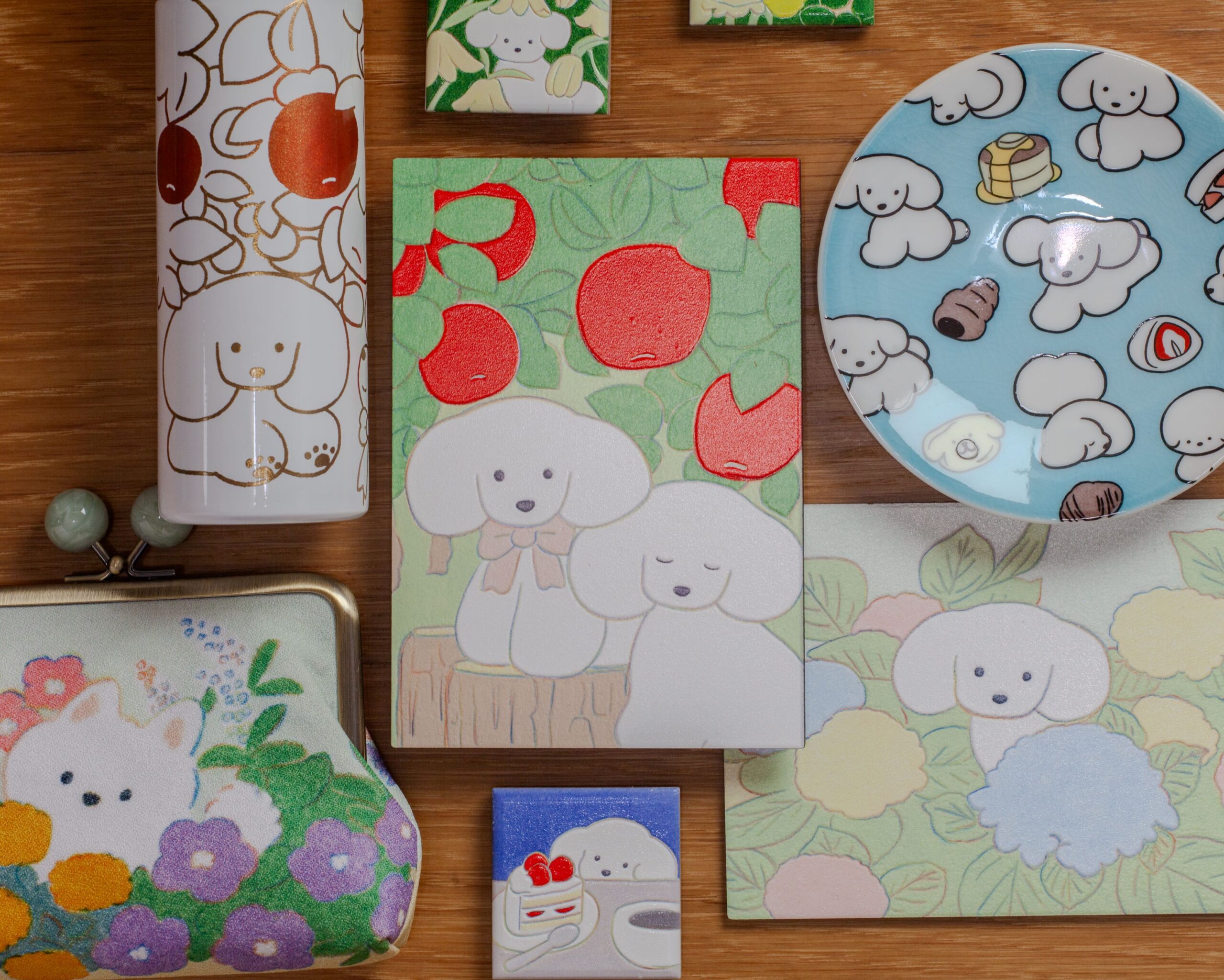 六本松 蔦屋書店で「てらおかなつみのたくさんの犬展」