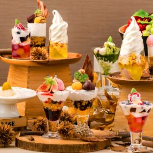 秋のパフェ食べ放題