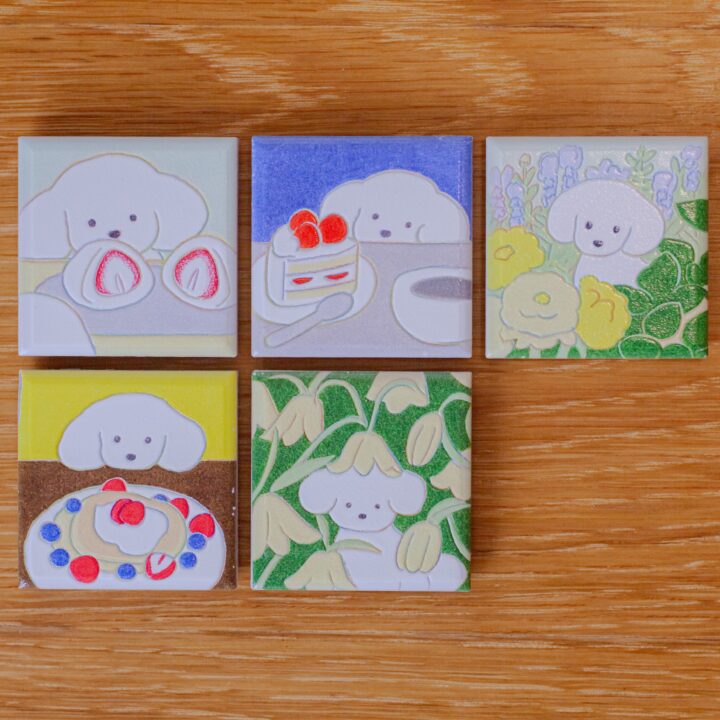 六本松 蔦屋書店で「てらおかなつみのたくさんの犬展」