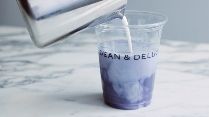 紫芋ココナッツラテ