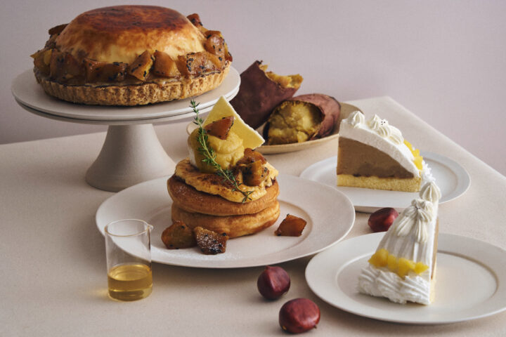 ビブリオテークに真っ白な秋スイーツ