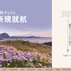ティーウェイ航空が福岡－チェジュ線を新規就航