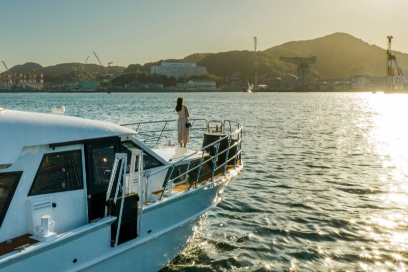 世界遺産・軍艦島を望む「Twilight Cruise」宿泊プラン