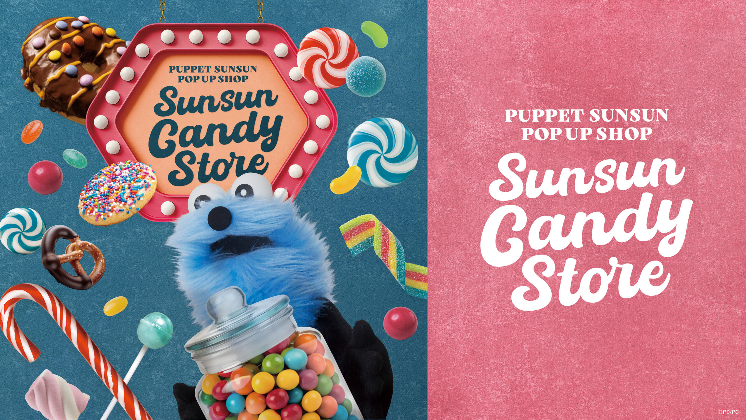 パペットスンスン「SUNSUN Candy Store」POP-UP開催　福岡PARCOで2026年3月19日から