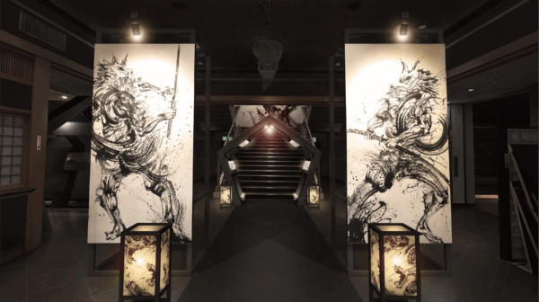 福岡|西元祐貴の新春陶墨画展「龍蹄翔雲」、大丸福岡天神店で1月7日から開催