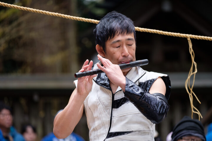 高千穂 天岩戸注連縄張神事