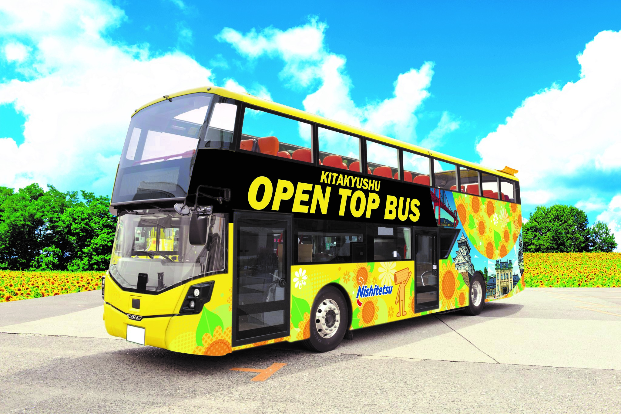 北九州｜街を見下ろす新しい観光体験「KITAKYUSHU OPEN TOP BUS」2026年3月27日運行開始