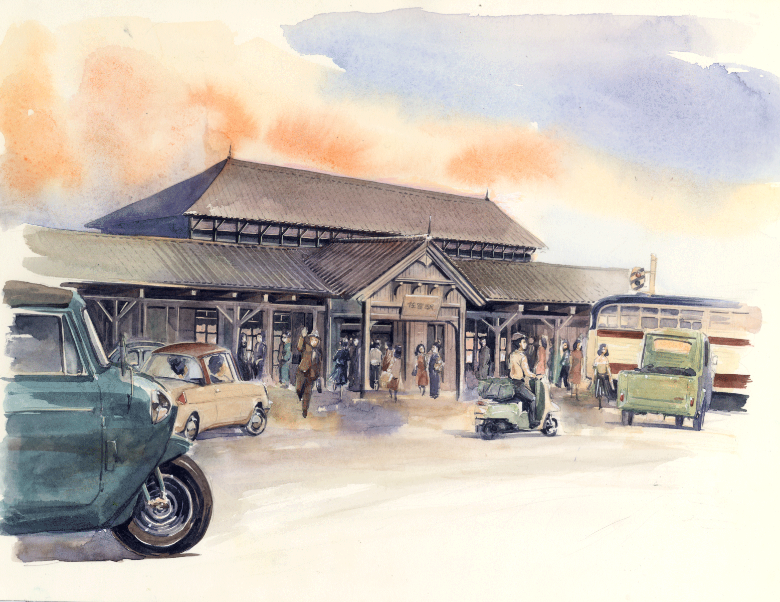 あの日のこと 田中むねよし水彩画展 ～失われた佐賀の景色～