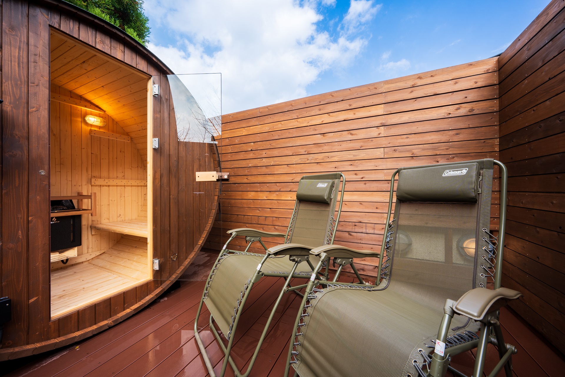 佐賀・古湯温泉「佐賀風雅」に星空を望むフィンランドサウナ誕生　ぬる湯と貸切サウナで大人の癒し旅を提案