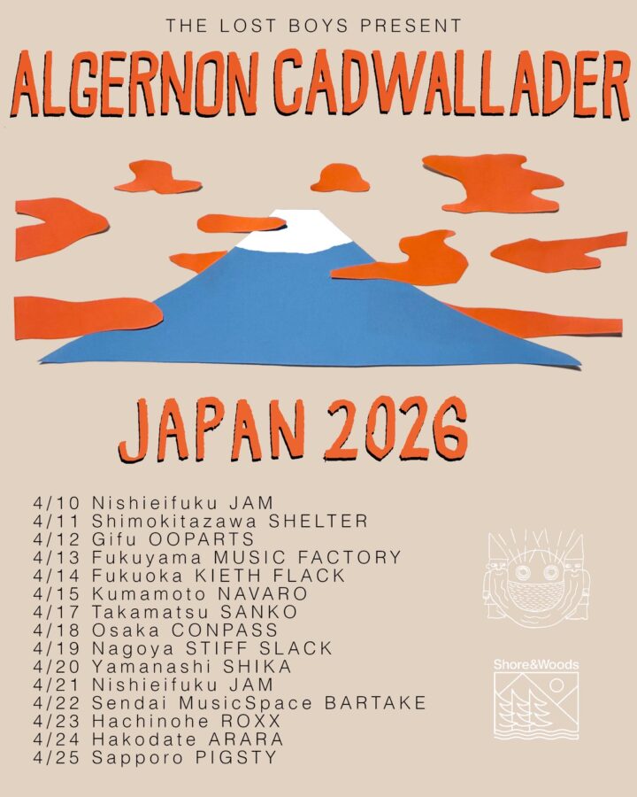Algernon Cadwallader Japan Tour 2026