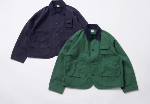 〈HIGH! STANDARD〉ショートハンティングジャケット発売 BLUE BLUE KOKURAほかで展開