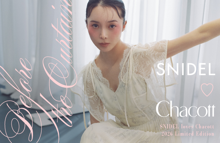 福岡｜SNIDELとChacottのコラボ第3弾が発売 コルセットやチュールが映える特別コレクション 2026年3月