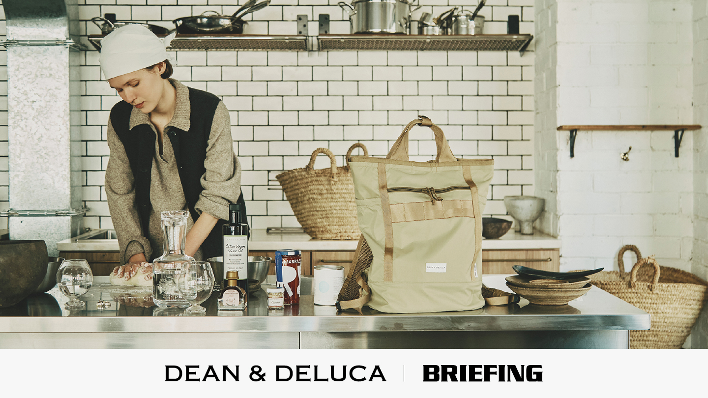 DEAN & DELUCA×BRIEFINGコラボバックパック発売 機能美と携帯性を備えた2WAY仕様が2026年4月14日登場