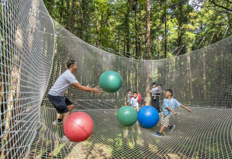 鹿児島｜樹上ネットで遊ぶ新体験！フォレストアドベンチャー吹上浜に新コースが
