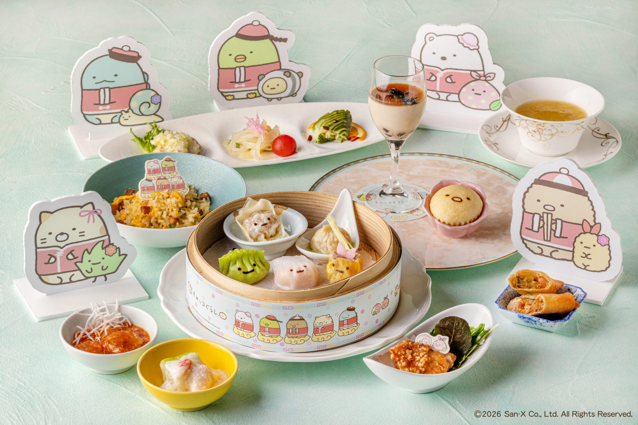 福岡｜全国初「すみっコぐらし 飲茶日和」ヒルトン福岡シーホークで開催　2026年7月1日～8月30日