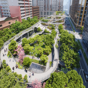 福岡｜博多駅前の新ランドマーク「明治公園」2026年8月7日開園　飲食店や都市型スパなど7店舗が出店