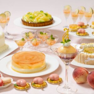 福岡の夏を彩る“桃づくし”の贅沢時間。ホテル最上階で楽しむ『もものプレミアムブッフェ』開催