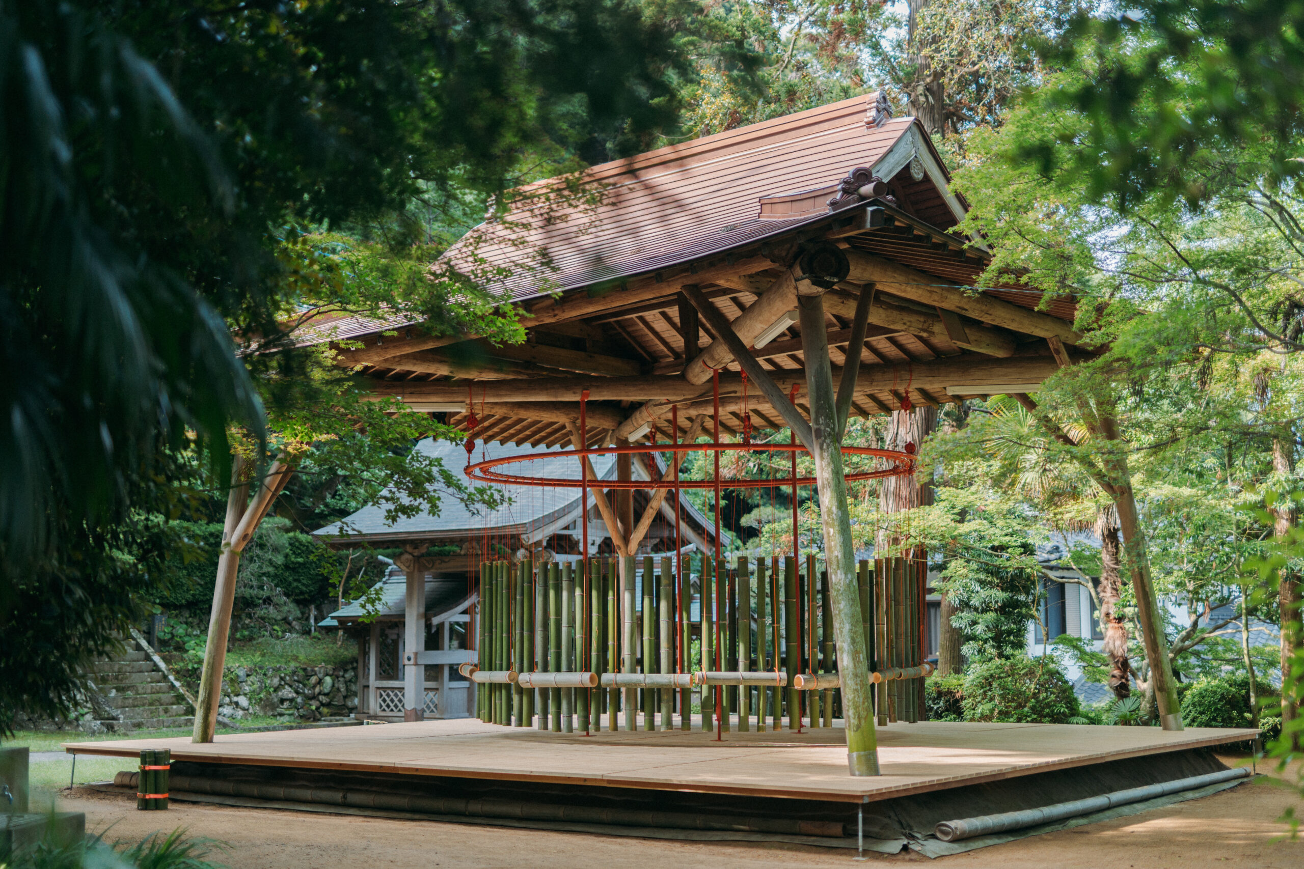 長崎｜富松神社に「循環する竹風鈴」が登場、地域の竹を活用した新たな取り組みが2026年7月1日スタート