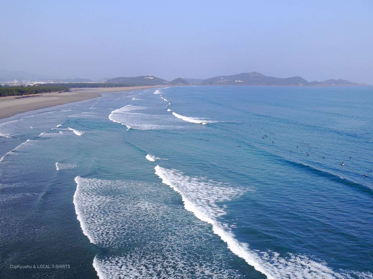 Okuragahama surf spot